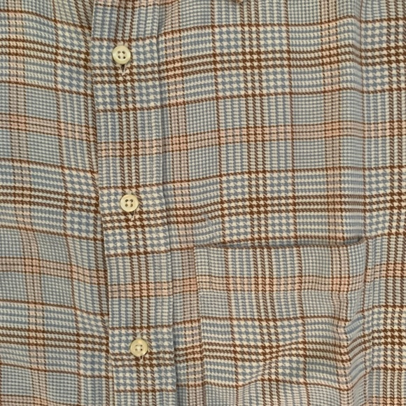 Men's long sleeves woven yarn dyed check long sleeves shirt - Picture 4 of 7